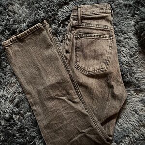 Abercrombie & Fitch Gray Straight Leg Jeans